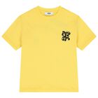 Boys Yellow Logo T-Shirt, 2, hi-res