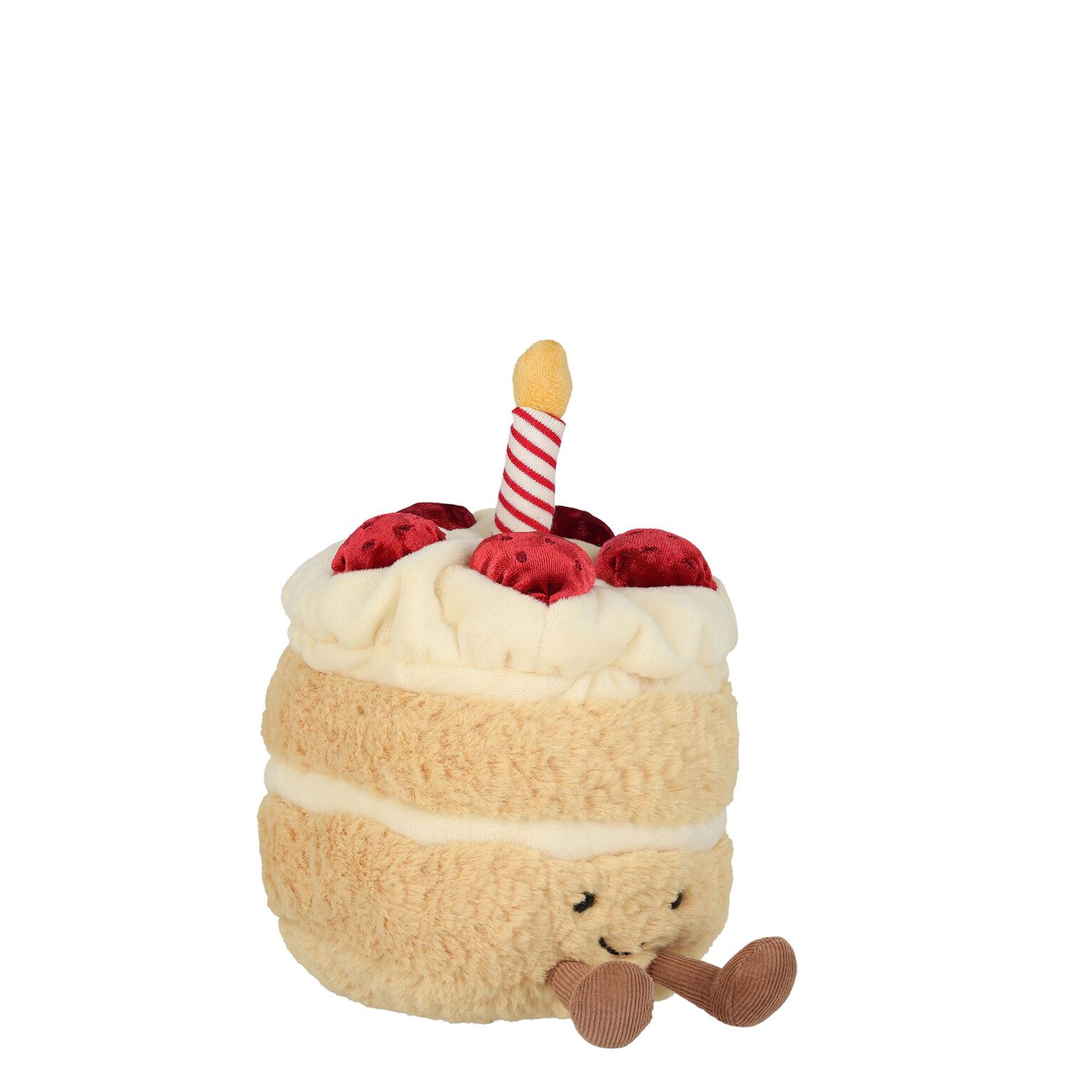 Beige Amuseables Birthday Cake Soft Toy ( 13CM ), 1, hi-res