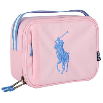 Girls Pink Logo Lunch Box