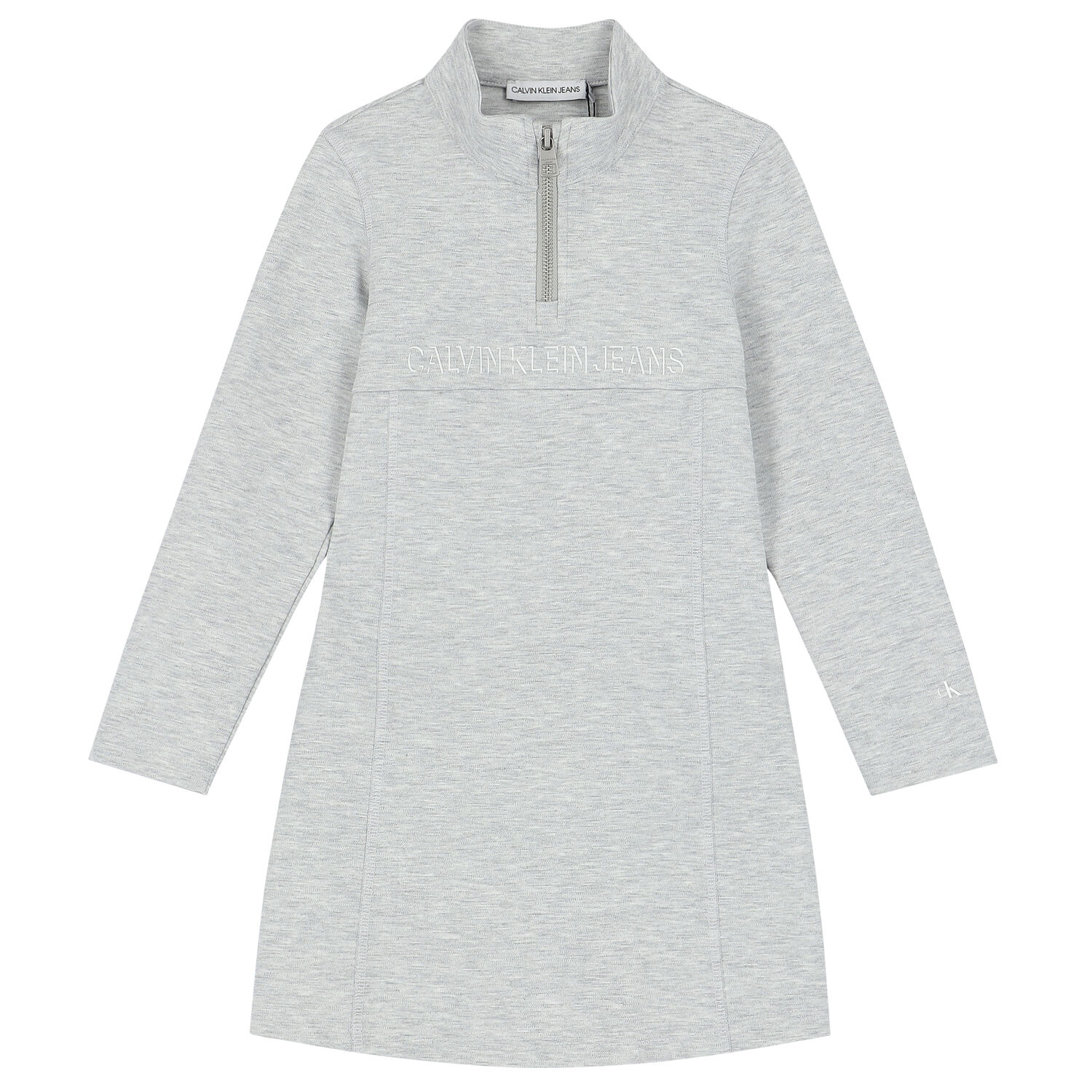 فستان بالشعار باللون الرمادي, 2, hi-res image number null