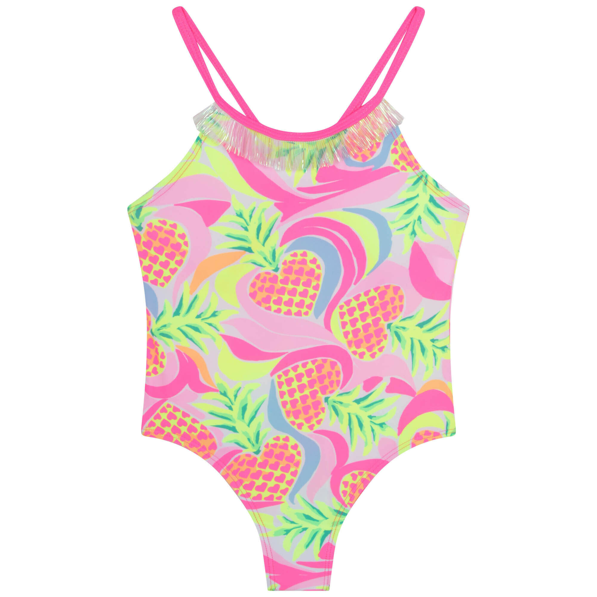 Pink pineapple bathing suit store