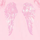 Girls Pink Sequin Dress, 1, hi-res