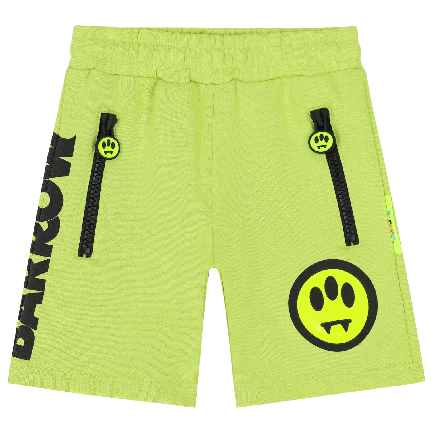 شورت بالشعار باللون الأخضر للأولاد, 2, hi-res