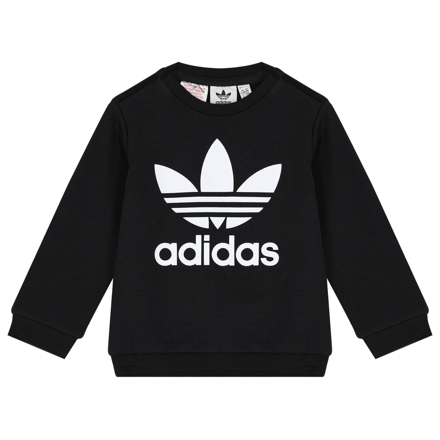 بدلة رياضية بالشعار باللون الأبيض والأسود, 1, hi-res