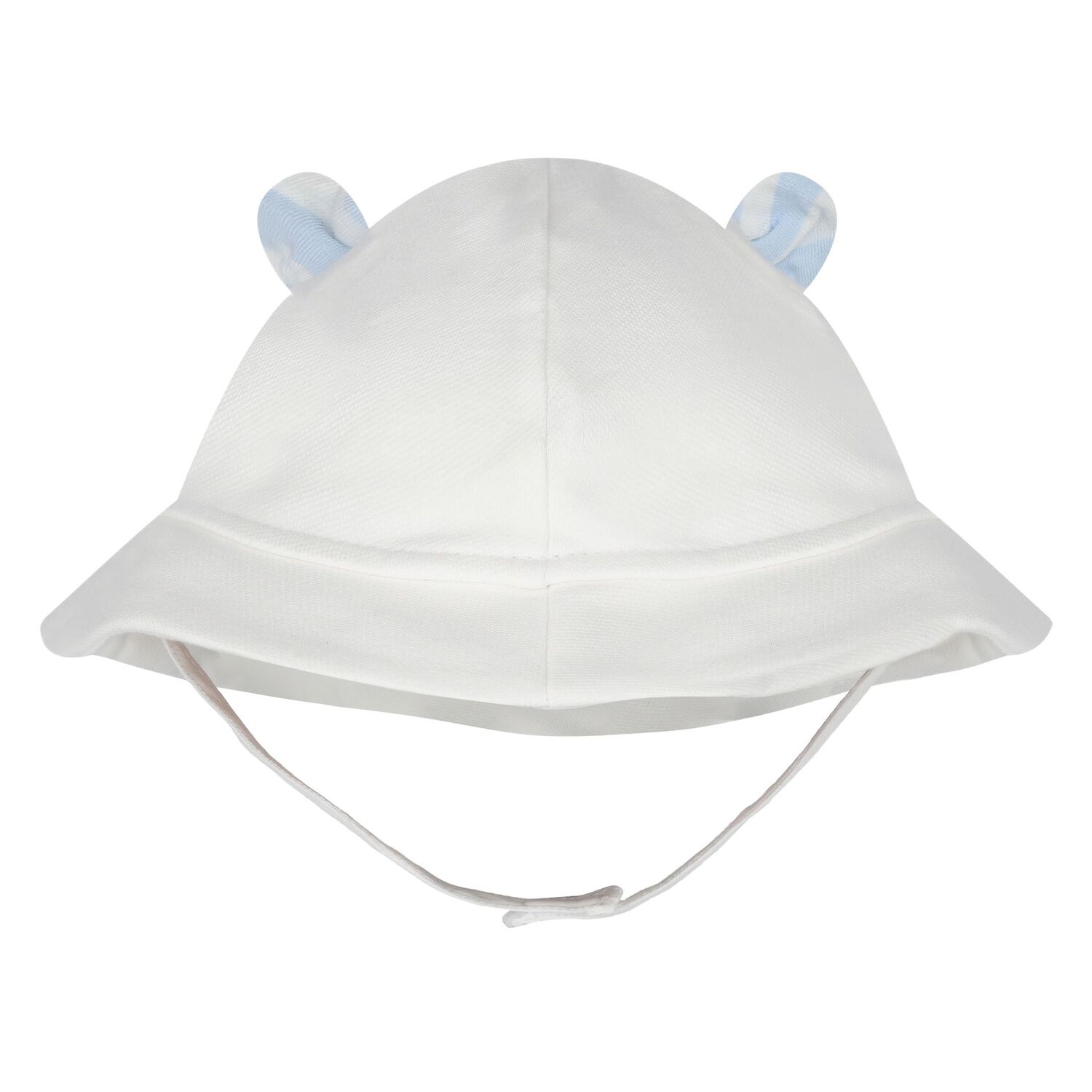 طقم بنطال وقبعة باللونين الأبيض والأزرق للأولاد الصغار, 3, hi-res