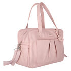 Pink Faux Leather Baby Changing Bag, 2, hi-res