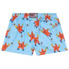 Boys Blue Starsfish Swim Shorts, 1, hi-res