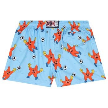 Boys Blue Starsfish Swim Shorts