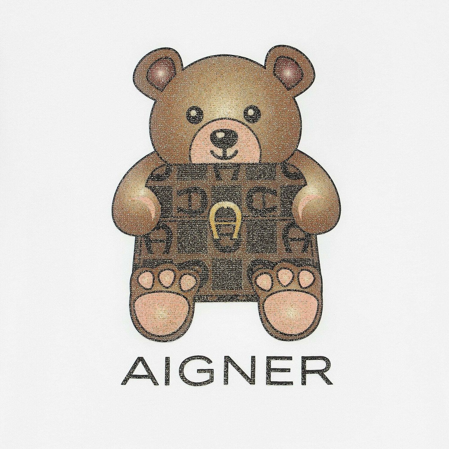 تيشيرت بطبعة تيدى باللون الكحلى للبنات, 3, hi-res image number null