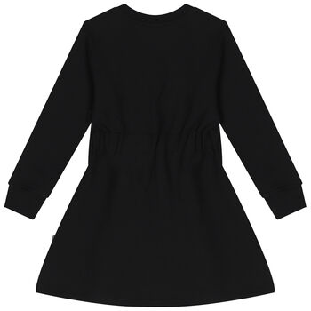 Girls Black Logo Dress