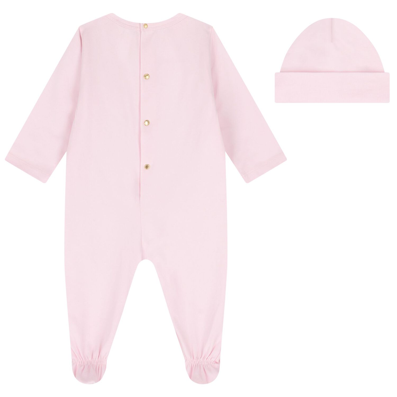 Baby Girls Pink Logo Babygrow Gift Set, 1, hi-res
