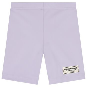 Purple Logo Softskin Cycling Shorts