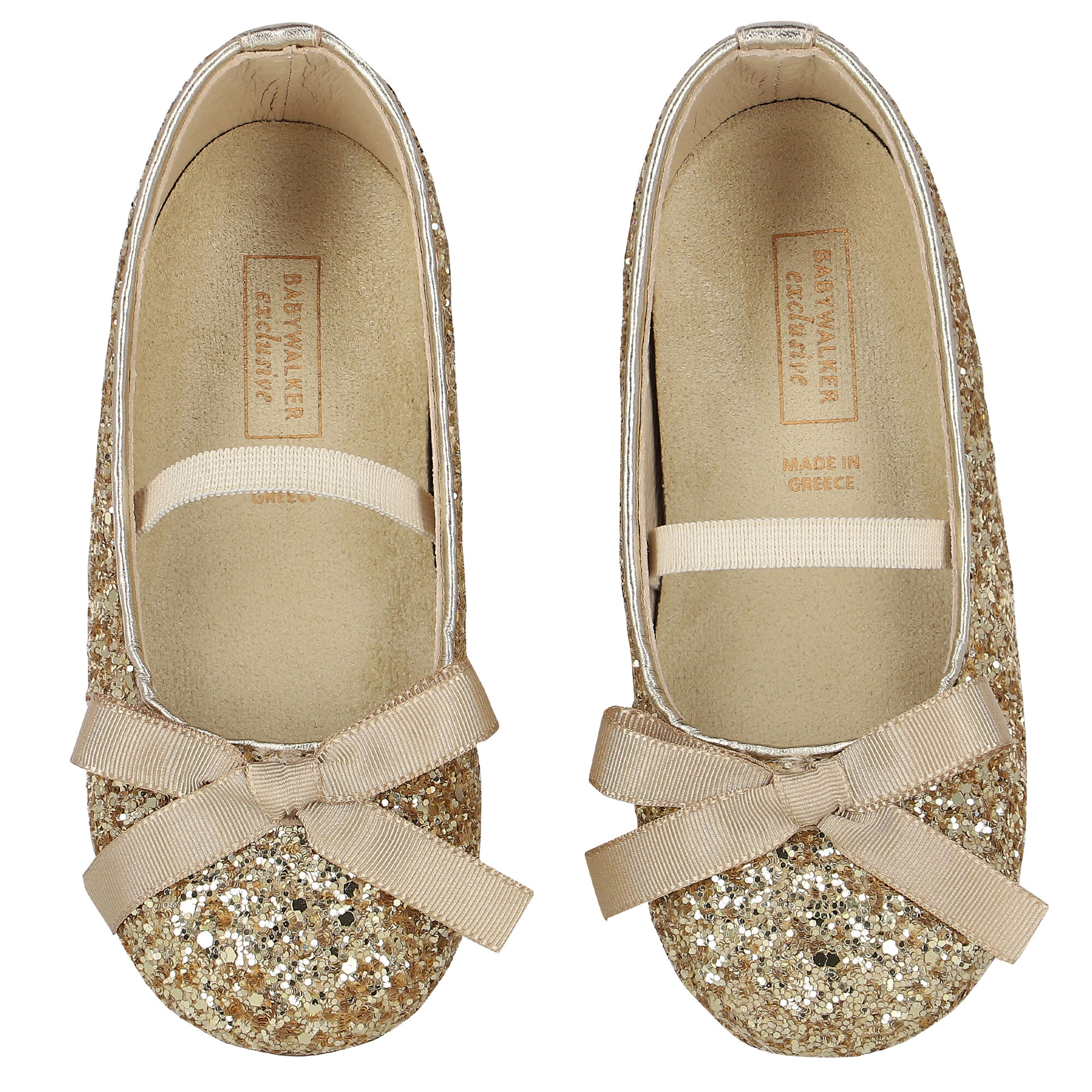 Gold baby flats sale