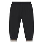 بنطلون رياضى للاولاد باللون الاسود , 1, hi-res