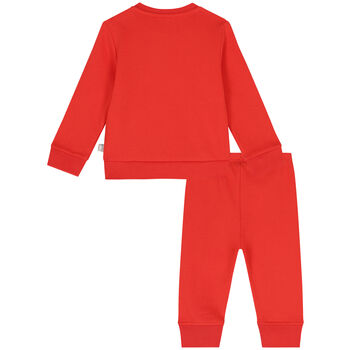 Younger Girls Red Hearts Tracksuit