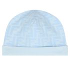 طقم هدية أفرول أولاد بالشعار باللون الأزرق, 2, hi-res