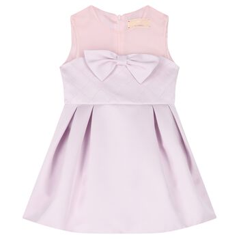 Girls Pink Embellished Dress