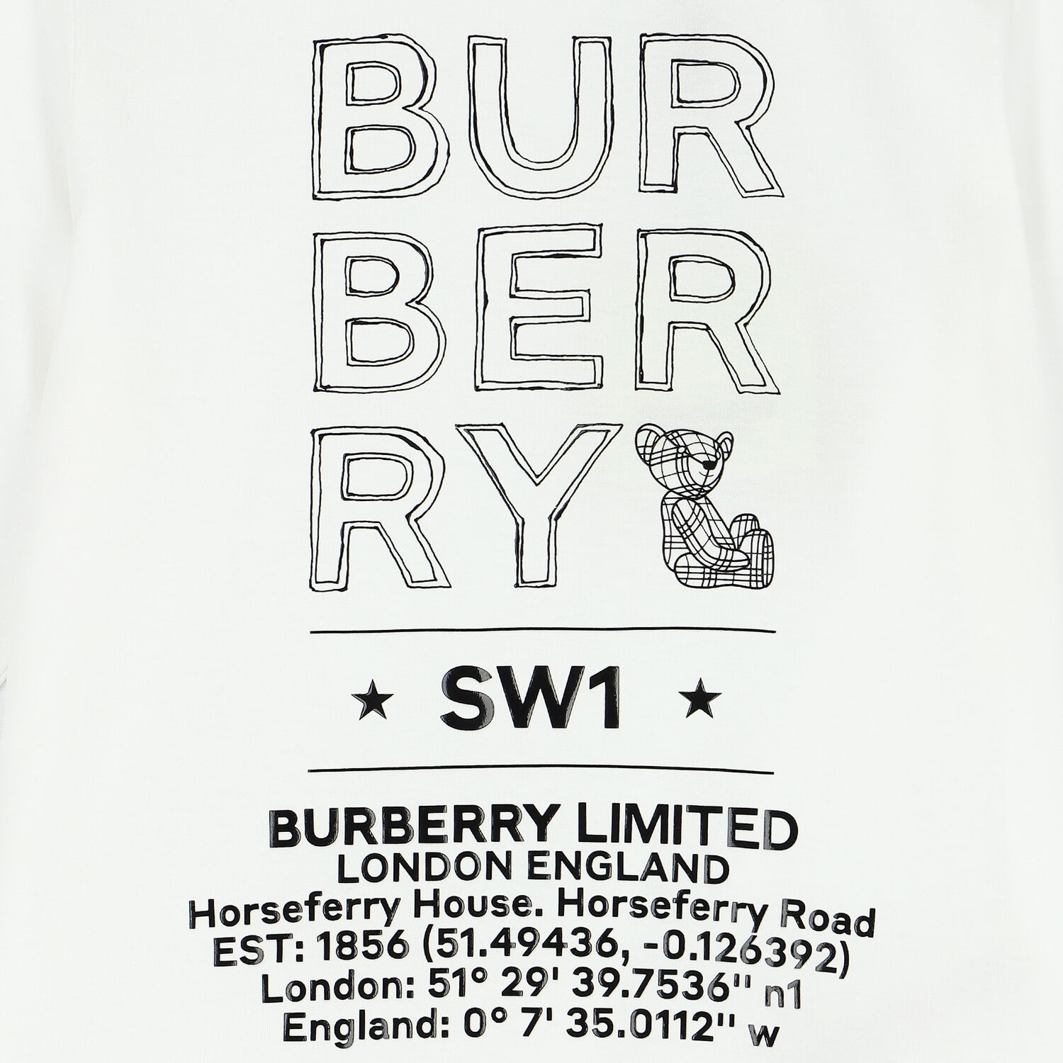 White Logo Cotton T-Shirt, 1, hi-res image number null