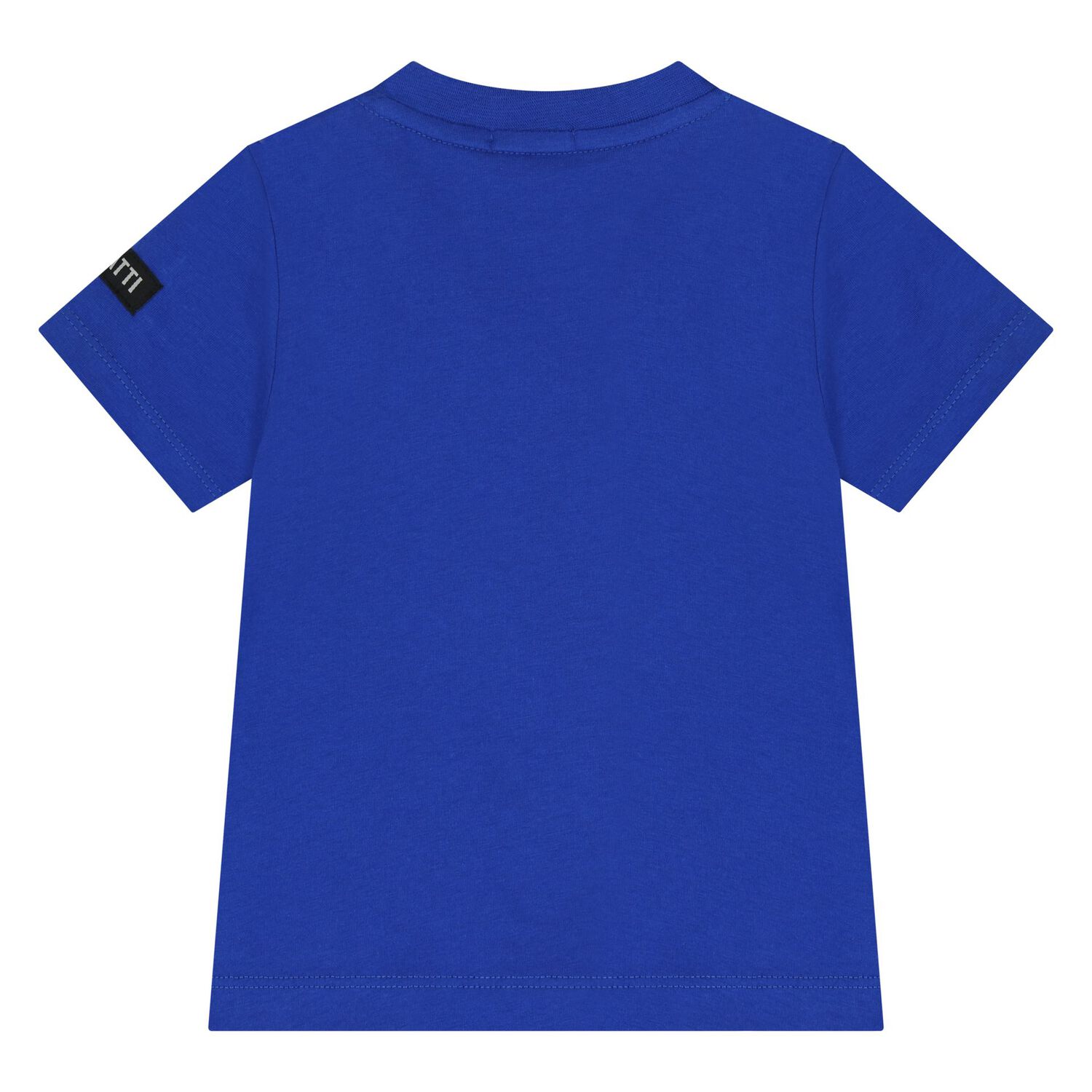 Younger Boys Blue Logo T-Shirt , 2, hi-res