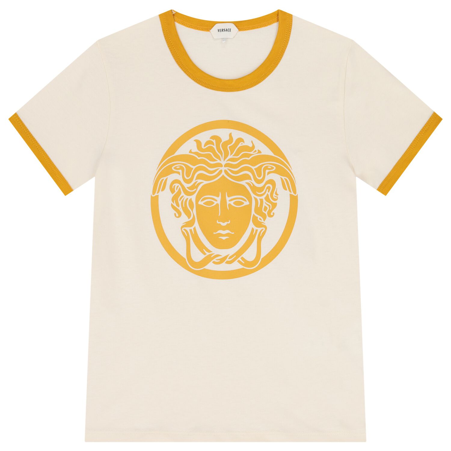 Ivory Medusa Logo T-Shirt, 1, hi-res