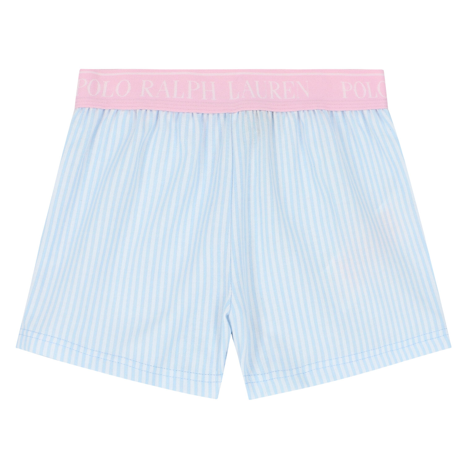 بيجاما بولو باللون الأبيض والأزرق للبنات, 1, hi-res