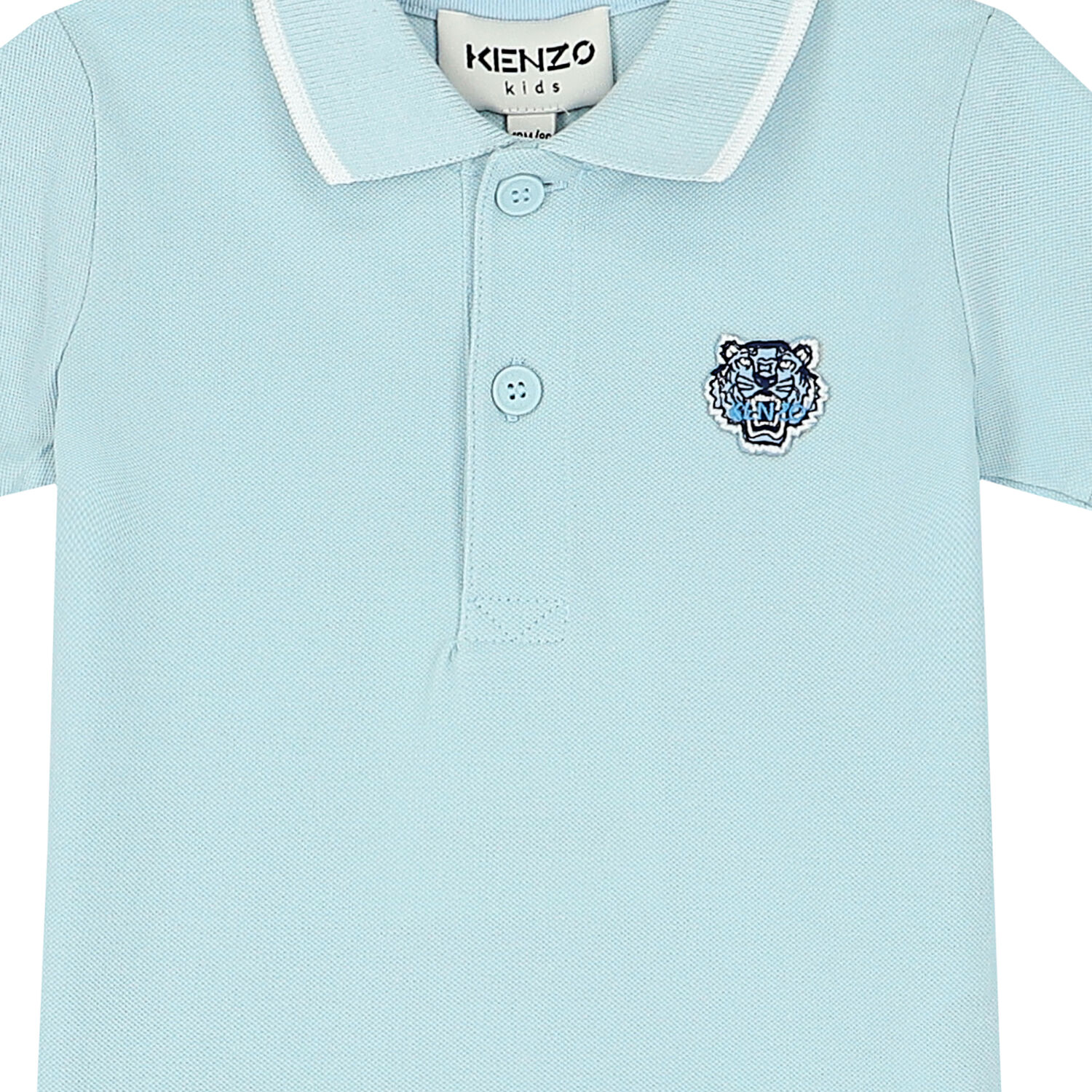 Younger Boys Blue Logo Polo Shirt, 1, hi-res image number null