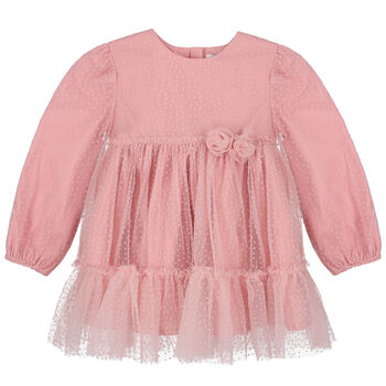 Younger Girls Pink Tulle Dress