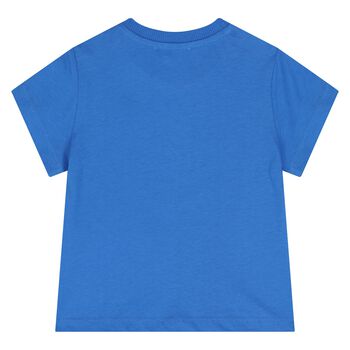 Younger Blue Teddy Bear Logo T-Shirt