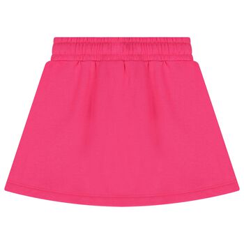 Girls Pink Logo Skirt