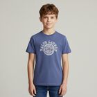 Boys Navy Blue Varsity Logo T-Shirt, 1, hi-res