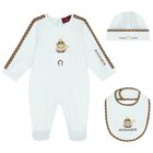 طقم أولاد هدايا  بالشعار باللون  الأزرق , 1, hi-res