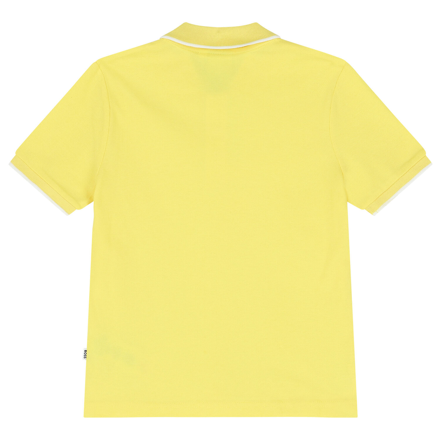 Boys Yellow Logo Polo Shirt, 1, hi-res