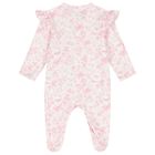 Baby Girls White & Pink Floral Babygrow Gift Set, 1, hi-res