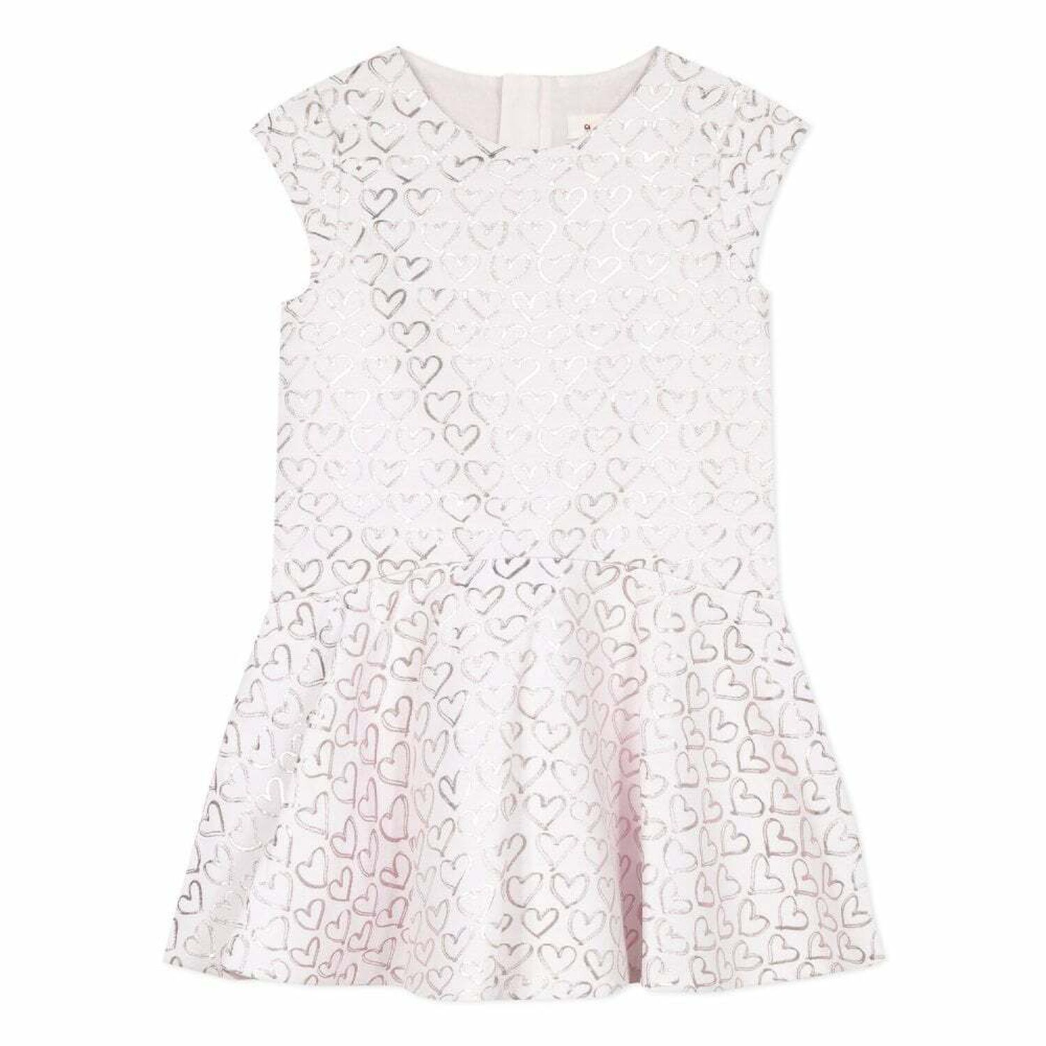 Girls Heart Print Dress, 1, hi-res image number null