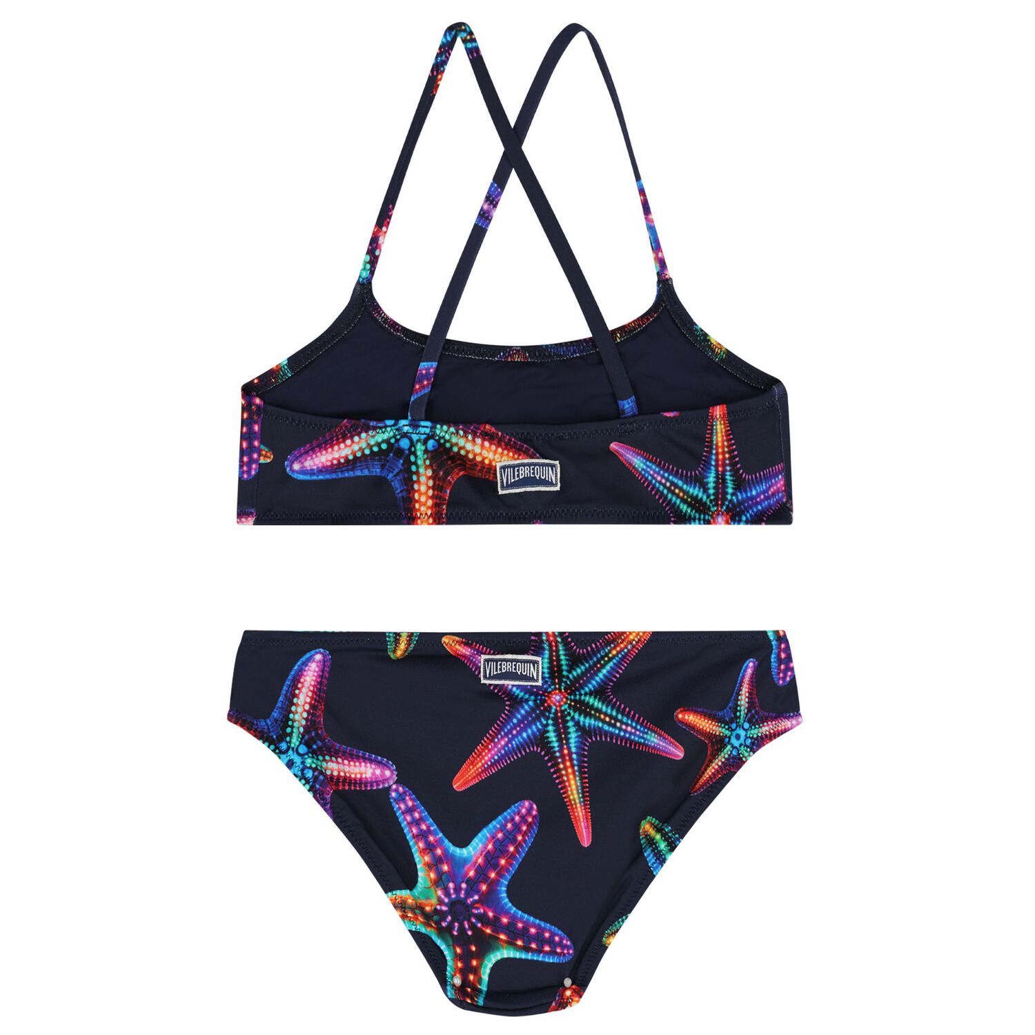 بيكيني نجم البحر باللون  أزرق داكن للبنات, 1, hi-res