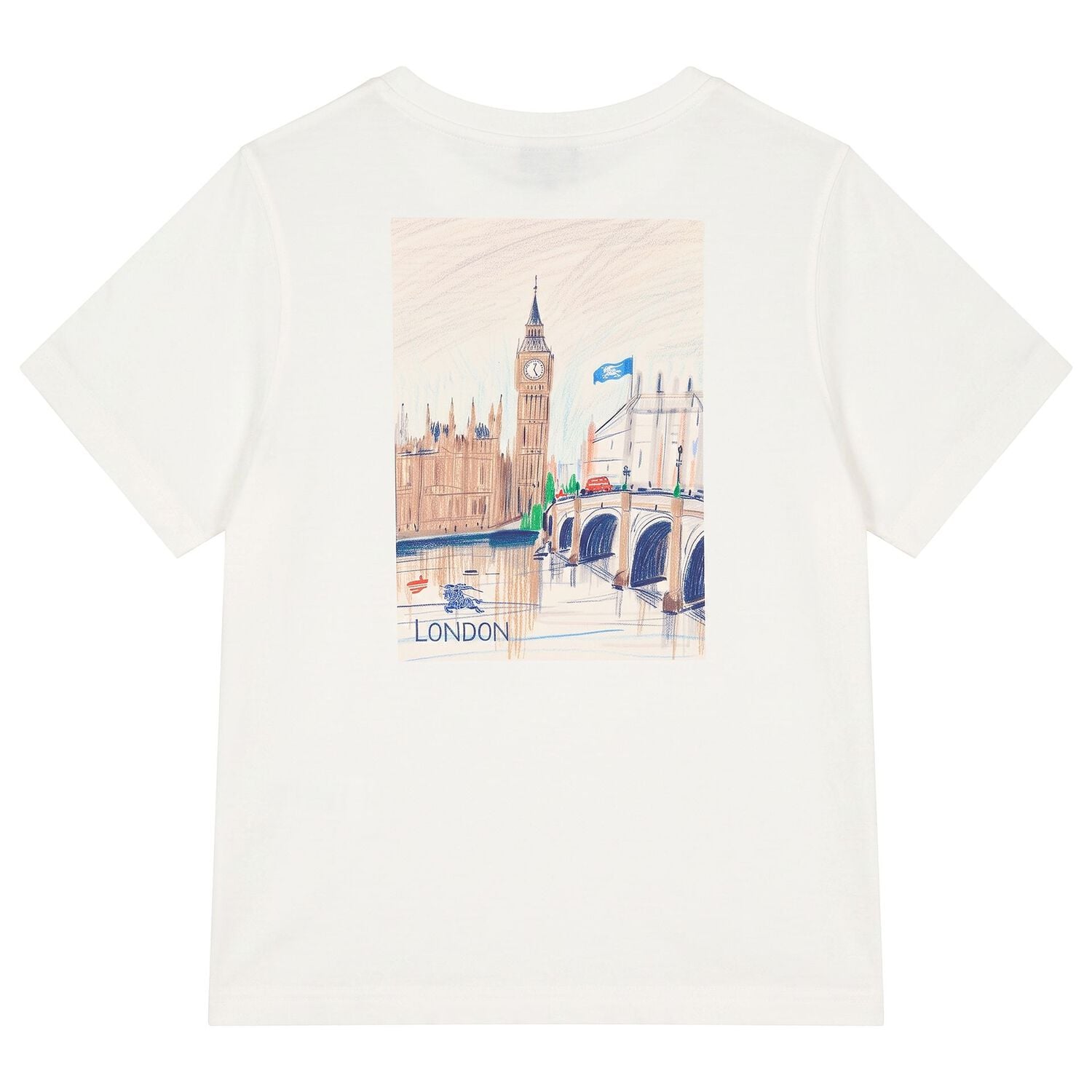Ivory Thomas Bear Logo T-Shirt, 1, hi-res