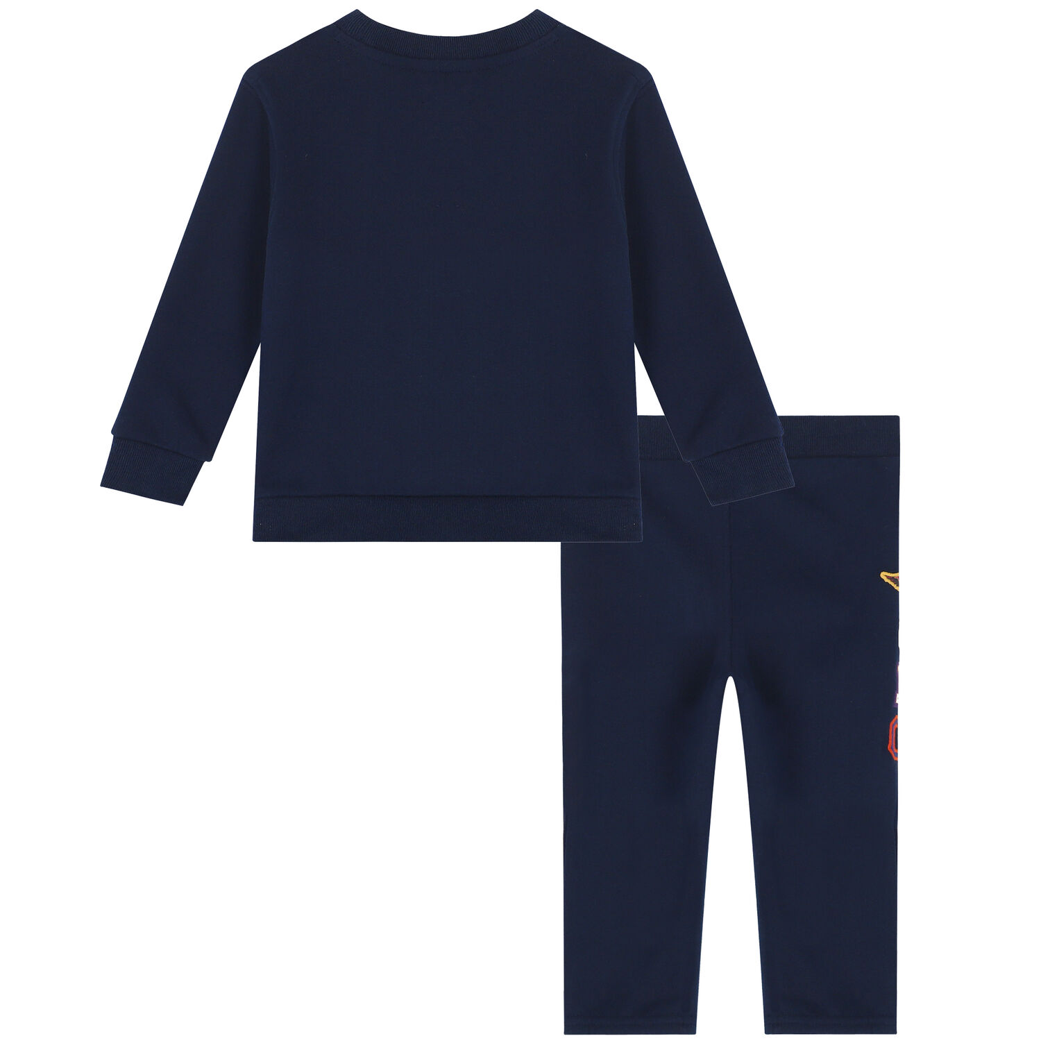 Baby Girls Navy Logo Tracksuit, 2, hi-res