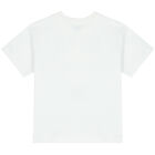 تيشيرت بشعار تيدى باللون الابيض, 5, hi-res