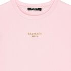 Girls Pink & Gold Logo Dress, 1, hi-res