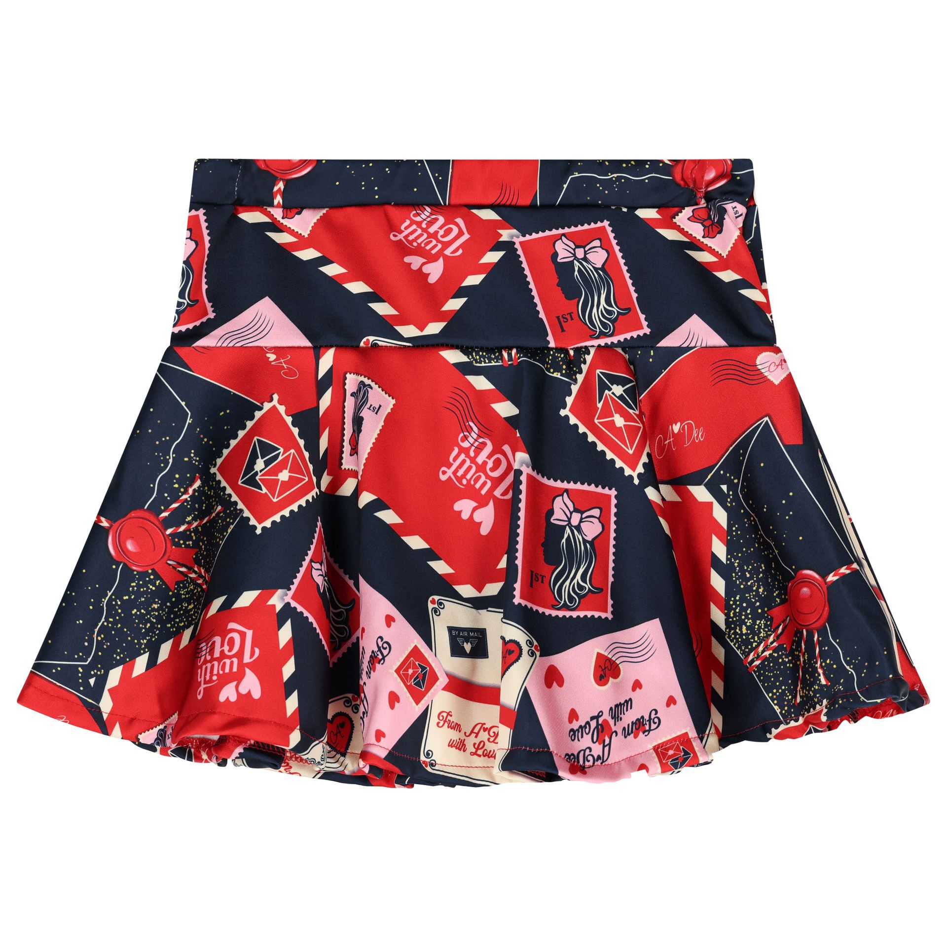 Envelope skirt set top