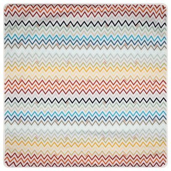 Multi-Coloured Zigzag Baby Blanket