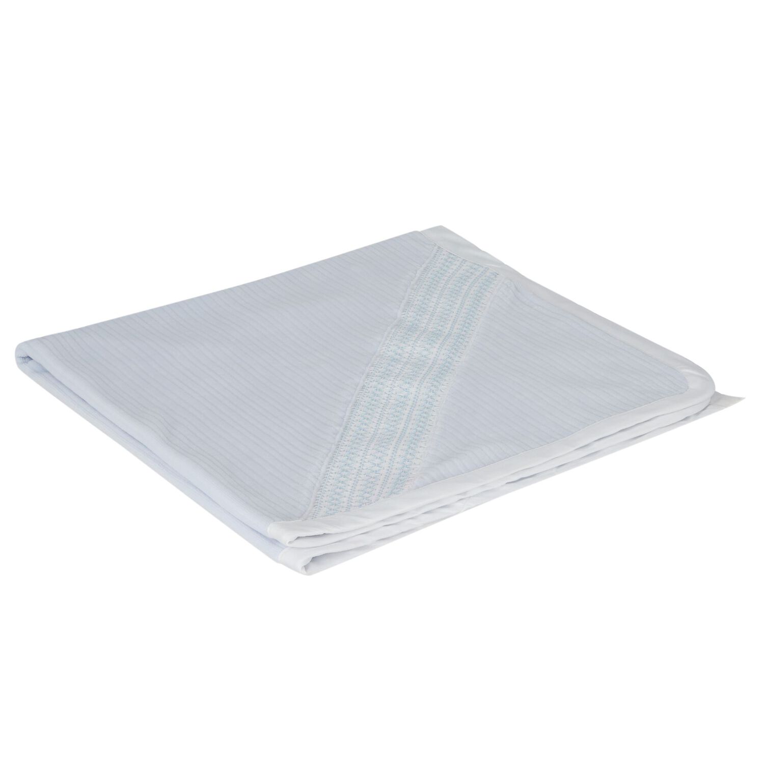 Baby Boys Blue Smocked Blanket, 1, hi-res