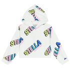 توب بنات هودي بالشعار باللون الأبيض, 1, hi-res