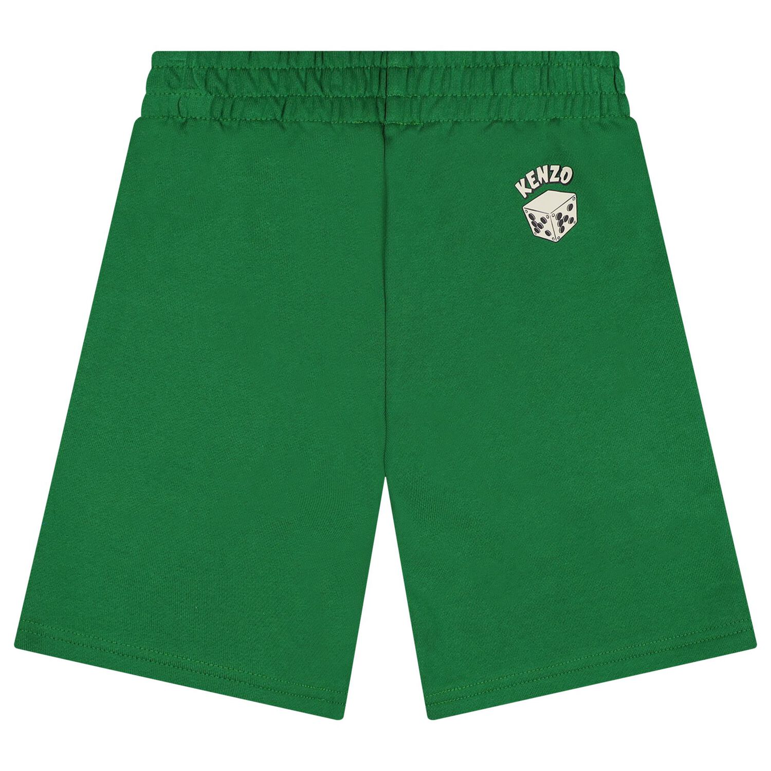 Boys Green Dice Logo Shorts, 1, hi-res