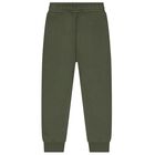 Boys Green Logo Joggers, 1, hi-res