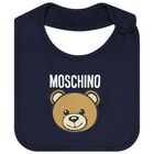 Navy Blue Teddy Bear Logo Babygrow Gift Set, 2, hi-res