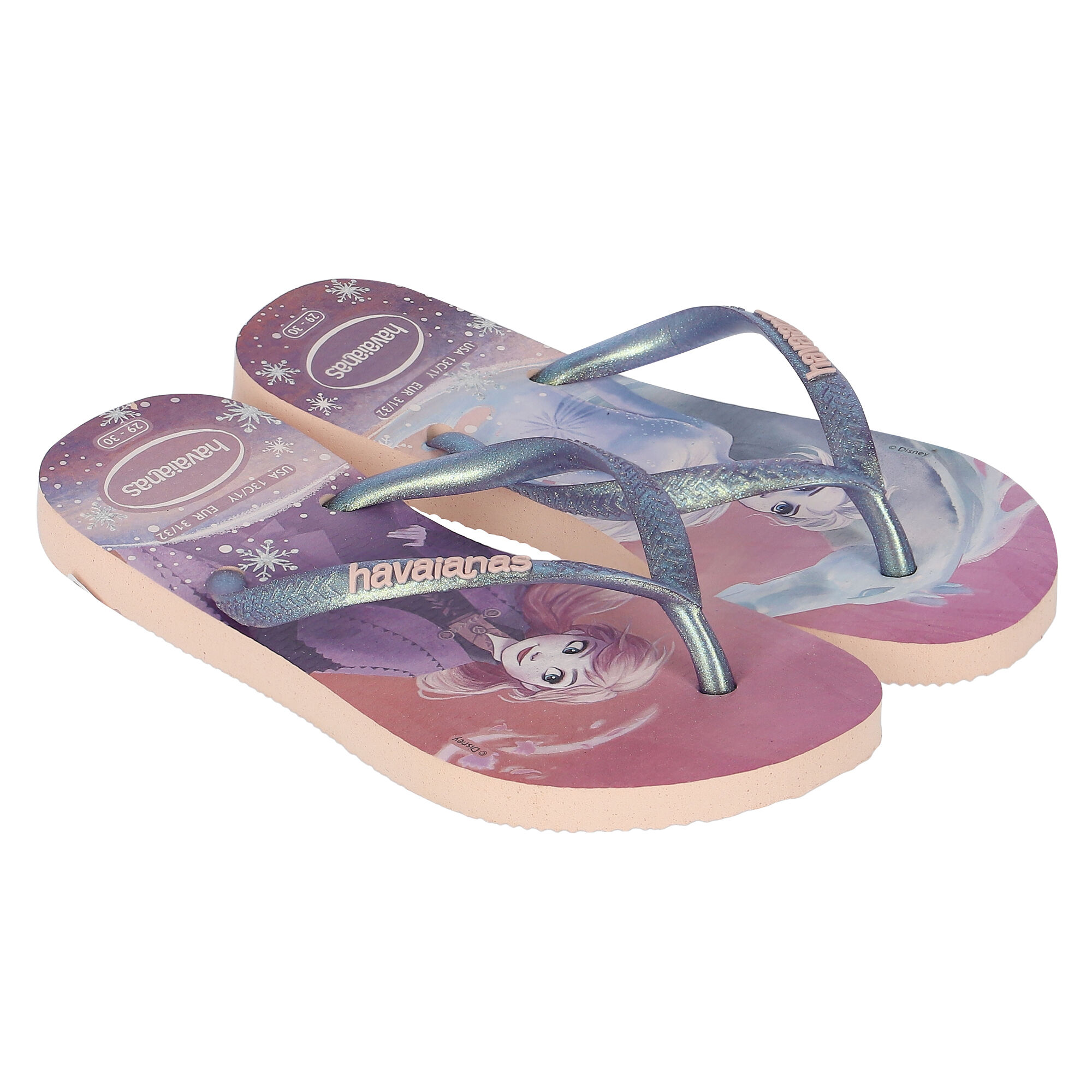 Havaianas Girls Pink Frozen Flip Flops Junior Couture UAE