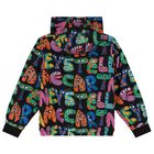 Boys Black Monsters Jacket, 1, hi-res