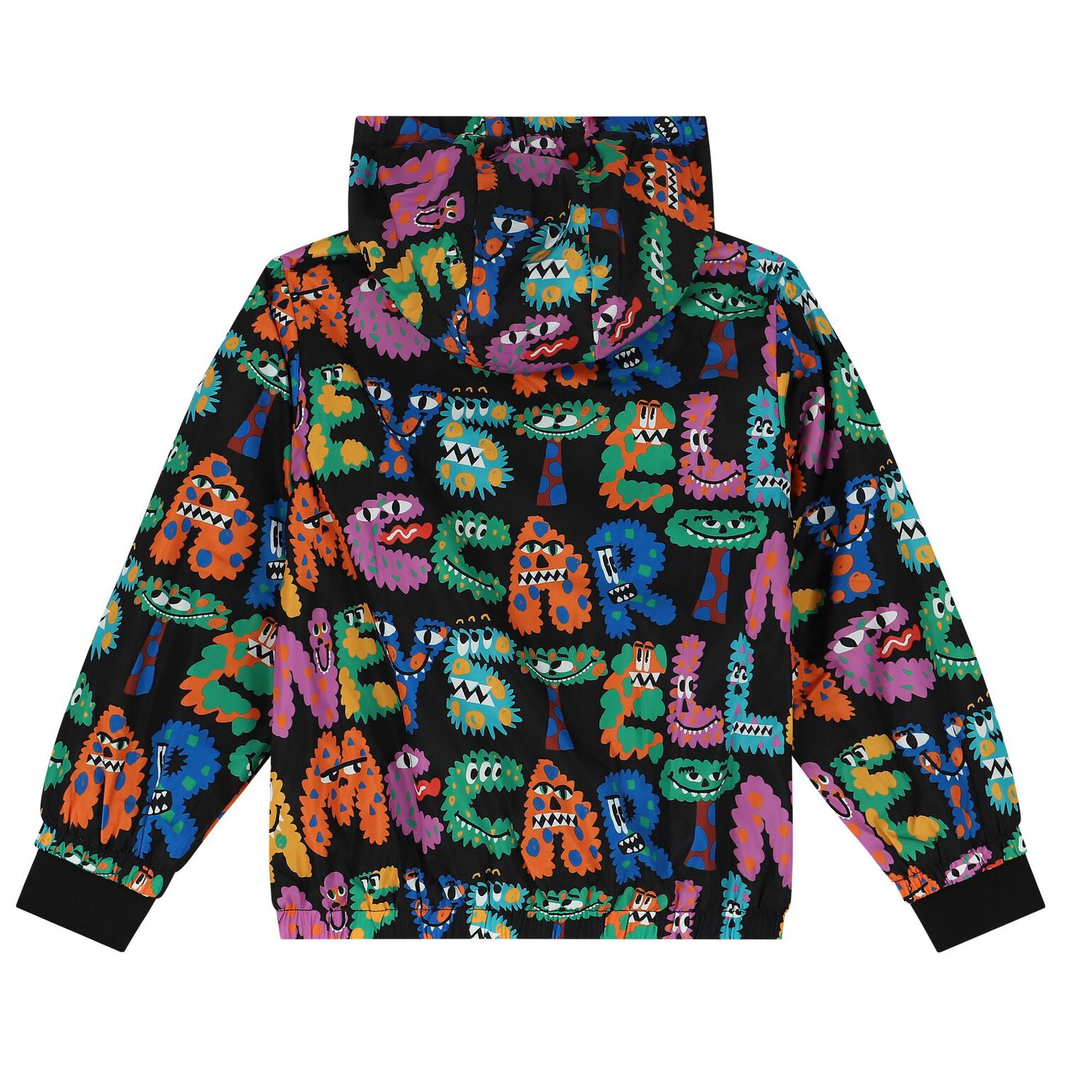 Boys Black Monsters Jacket, 1, hi-res image number null