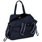 شنطة مواليد مبطنة بالشعار باللون الكحلى للأطفال  , 1, hi-res